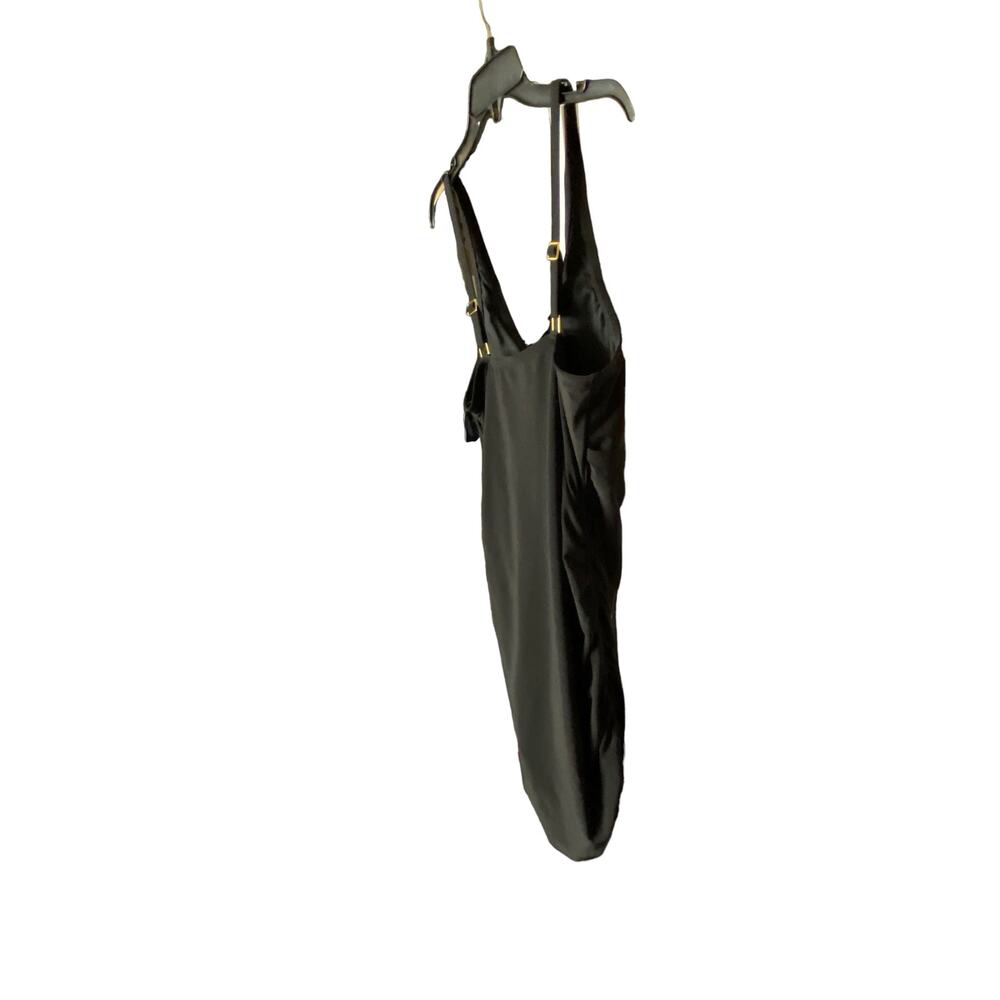 Beyond Control Women's Size 8 One Piece Sculpting Ruched Swimsuit Black NWT - Picture 4 of 6